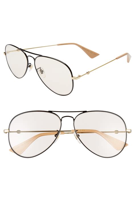 gucci flip top pilot sunglasses|Gucci 60mm aviator sunglasses.